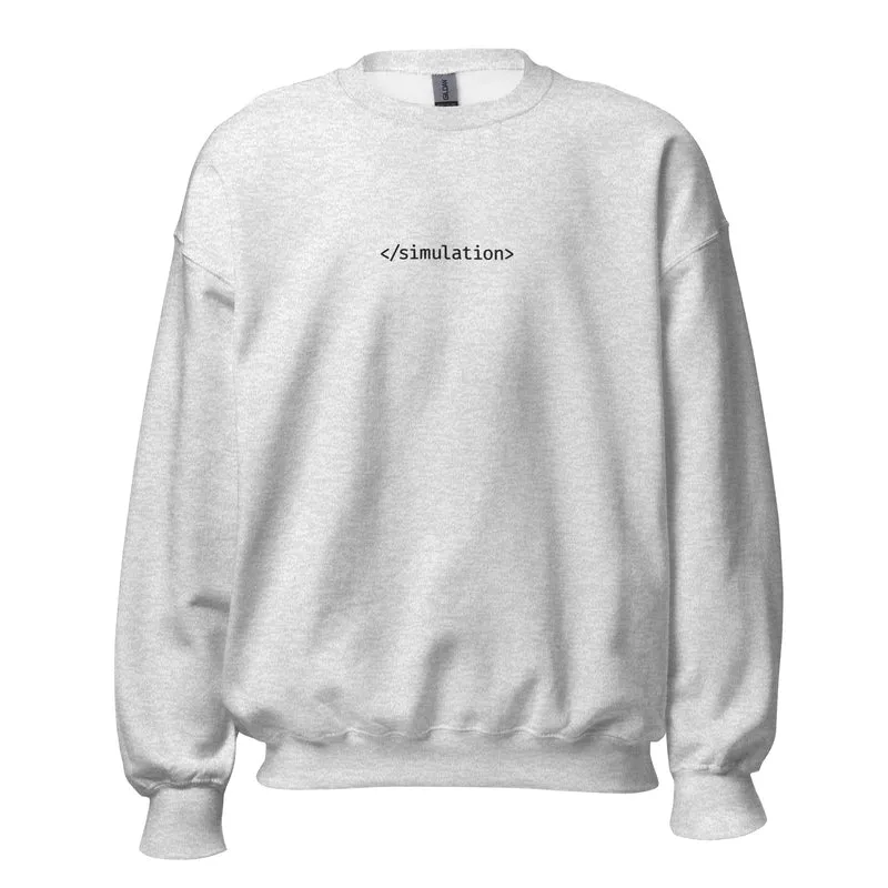 End of simulation - Embroidered - Sweatshirt