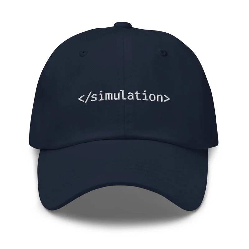 End of simulation - Embroidered - Cap