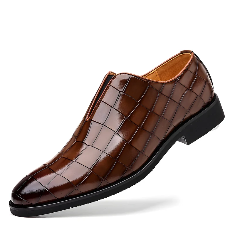 Men's Textured Slip-On Shoes