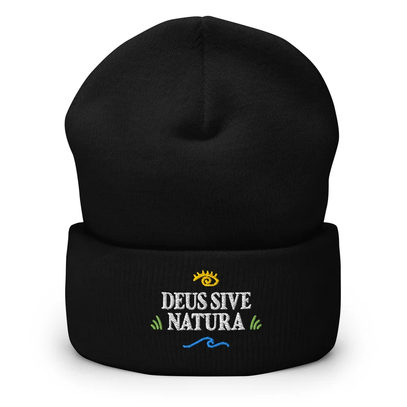 Deus Sive Natura - Embroidered Beanie Hat