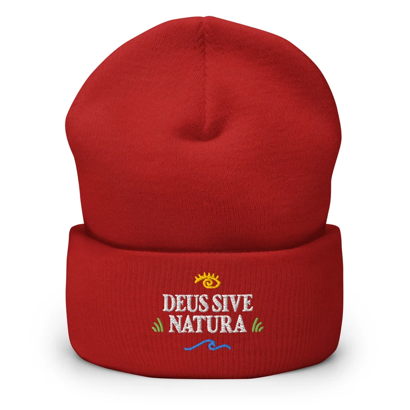 Deus Sive Natura - Embroidered Beanie Hat
