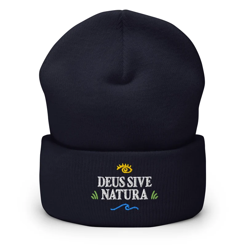 Deus Sive Natura - Embroidered Beanie Hat