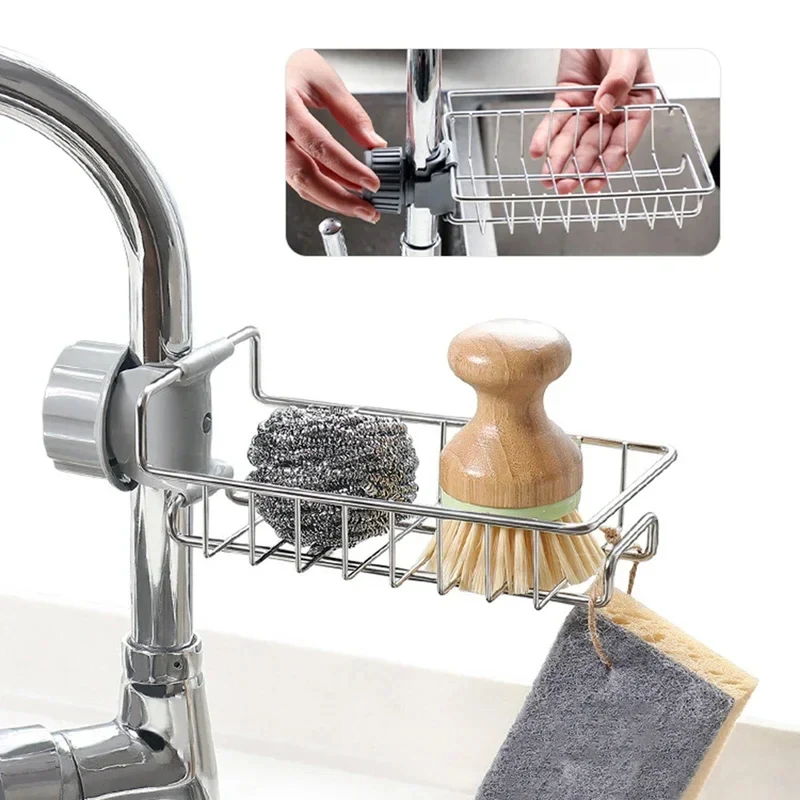 Adjustable Faucet Sink Rack