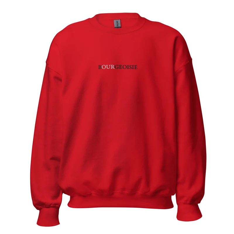 Bourgeoisie - Embroidered - Sweatshirt