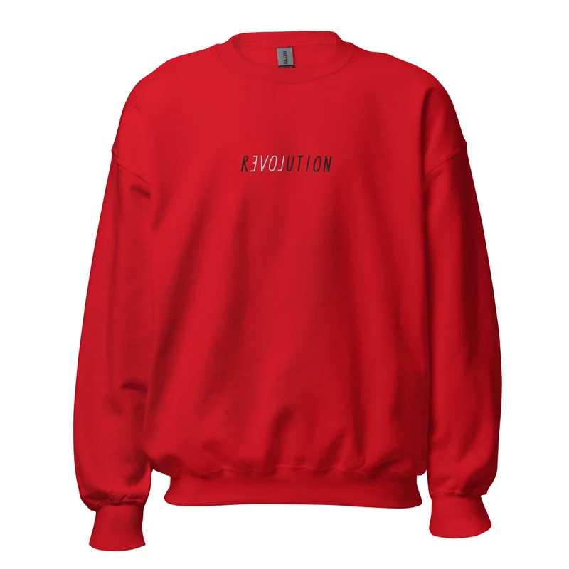 There Is Love In Revolution - Embroidered - Sweatshirt