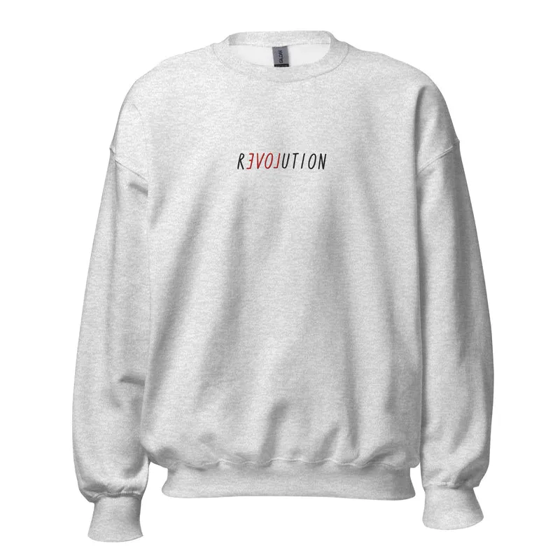 There Is Love In Revolution - Embroidered - Sweatshirt