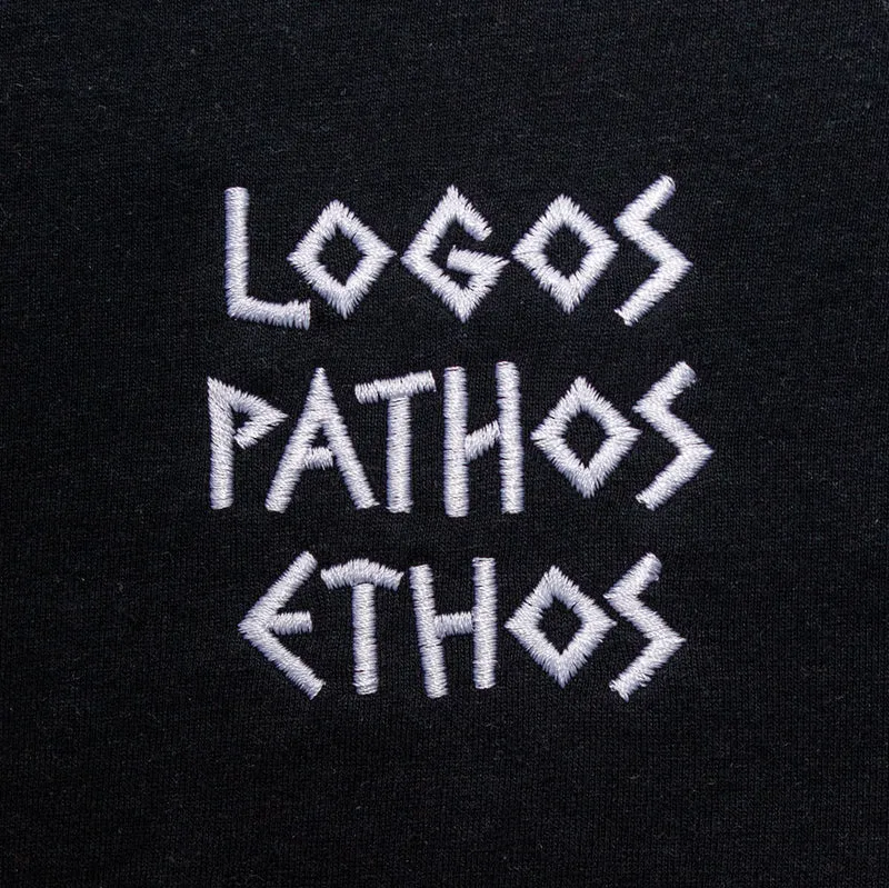 Logos Pathos Ethos - Embroidered - Sweatshirt