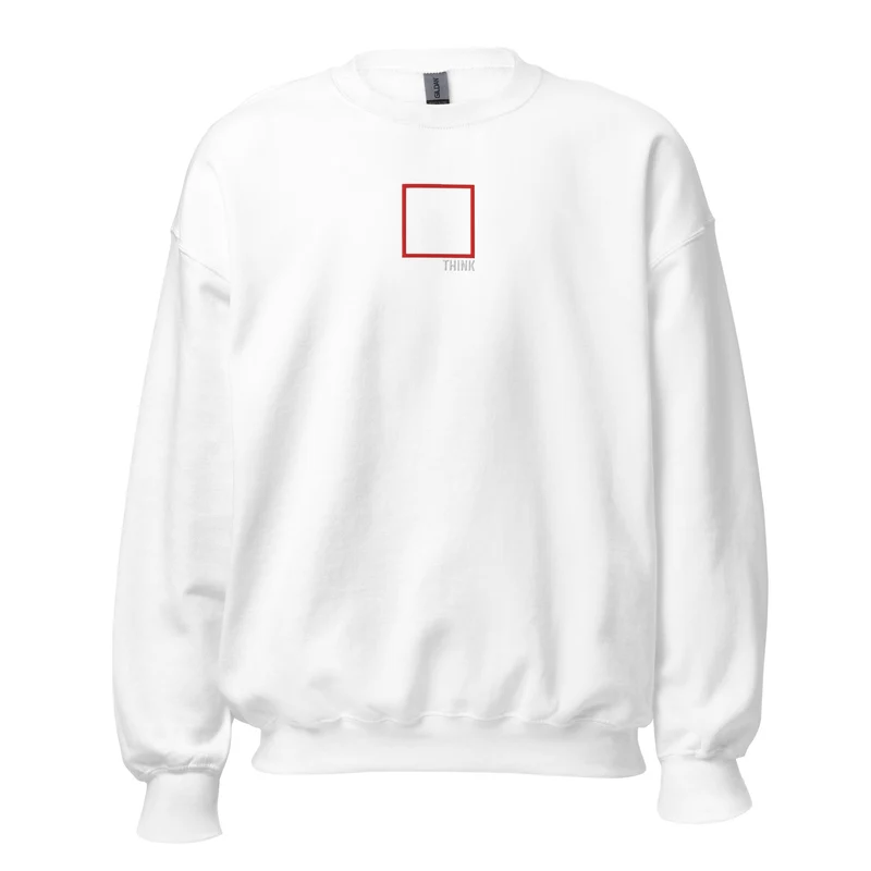 Think Outside the Box - Embroidered - Sweatshirt