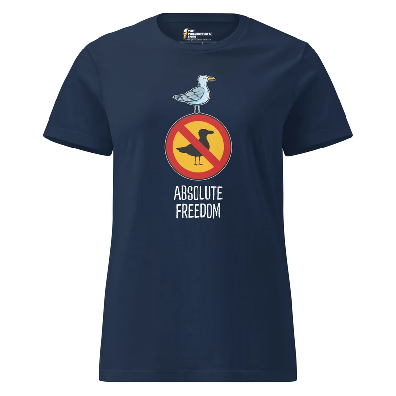Sartre - Absolute Freedom Seagull - Women’s T-shirt