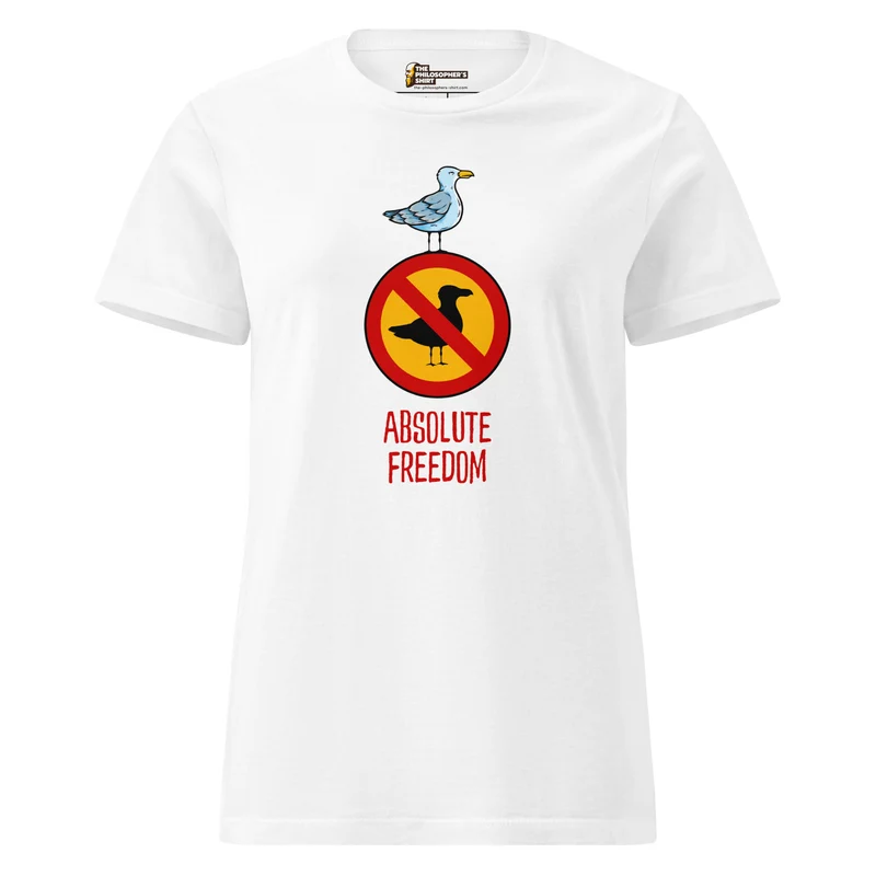 Sartre - Absolute Freedom Seagull - Women’s T-shirt