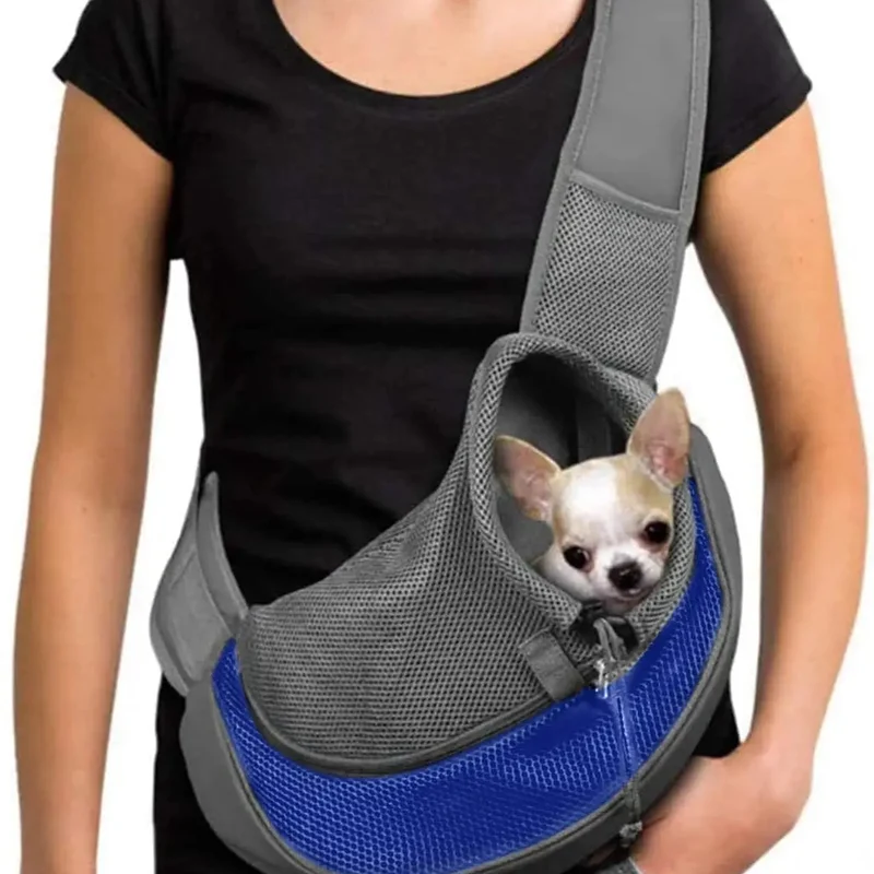 Reflective Pet Carrier Sling Bag