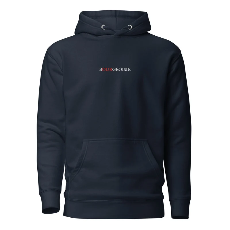 Bourgeoisie - Embroidered - Premium Hoodie