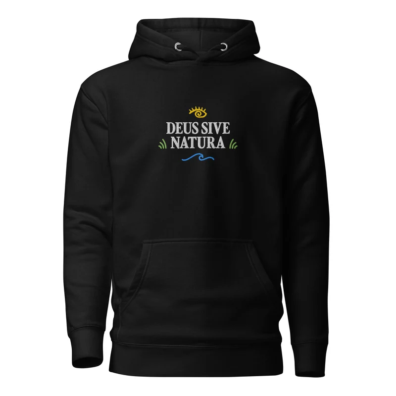 Deus Sive Natura - Embroidered - Premium Hoodie