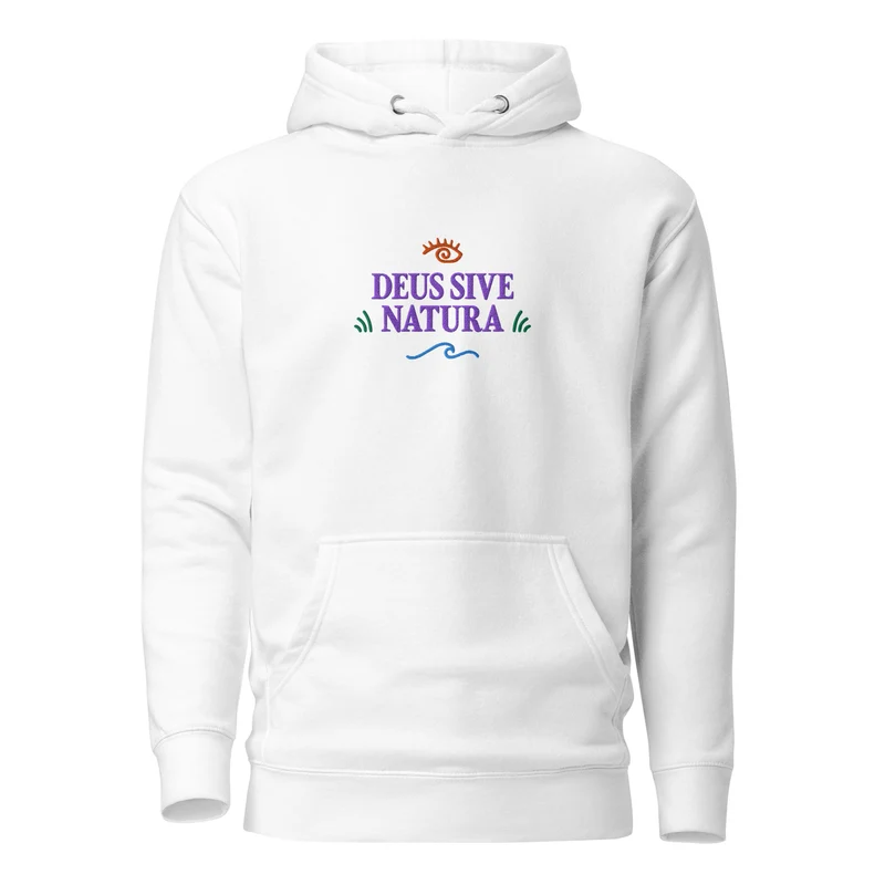 Deus Sive Natura - Embroidered - Premium Hoodie