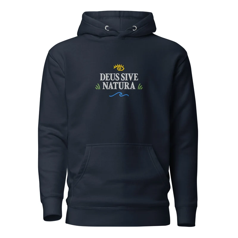 Deus Sive Natura - Embroidered - Premium Hoodie
