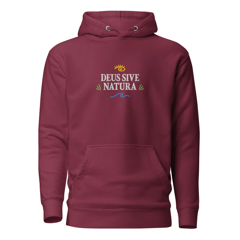 Deus Sive Natura - Embroidered - Premium Hoodie