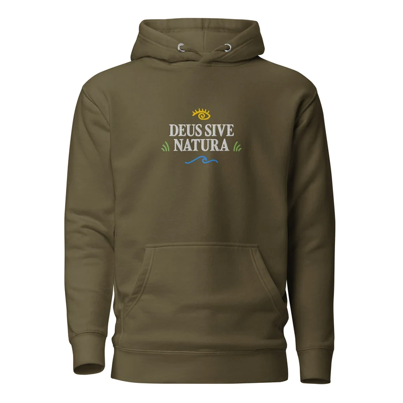 Deus Sive Natura - Embroidered - Premium Hoodie