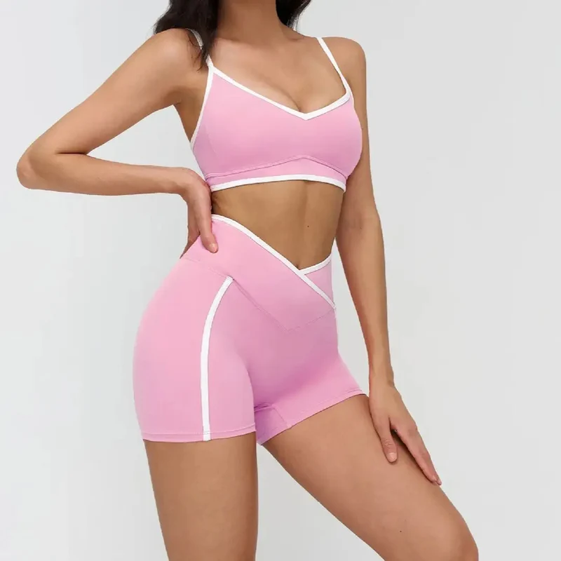 Color-Block Yoga Set