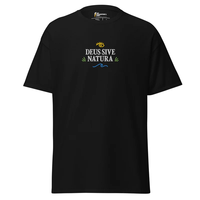 Deus Sive Natura - Embroidered - Unisex Classic T-Shirt