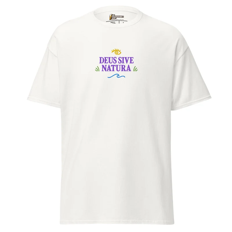 Deus Sive Natura - Embroidered - Unisex Classic T-Shirt