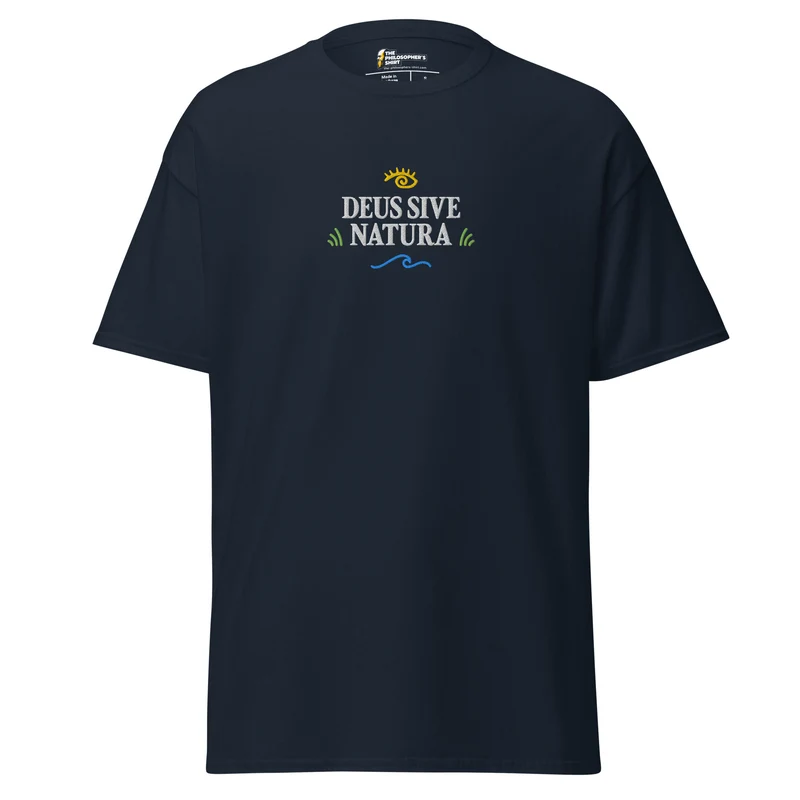 Deus Sive Natura - Embroidered - Unisex Classic T-Shirt