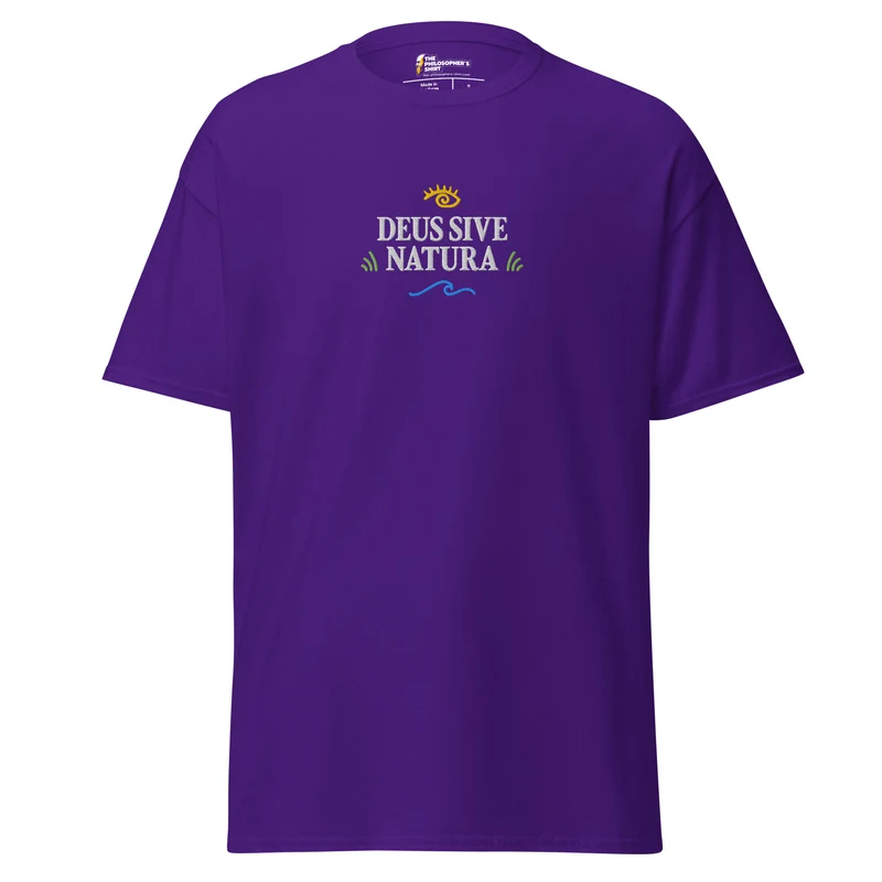 Deus Sive Natura - Embroidered - Unisex Classic T-Shirt