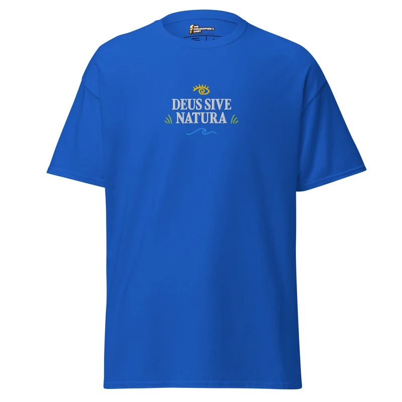 Deus Sive Natura - Embroidered - Unisex Classic T-Shirt