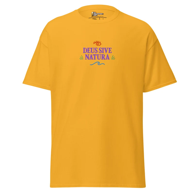 Deus Sive Natura - Embroidered - Unisex Classic T-Shirt