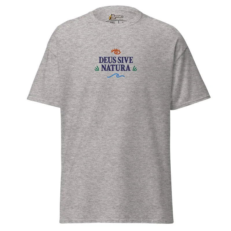 Deus Sive Natura - Embroidered - Unisex Classic T-Shirt