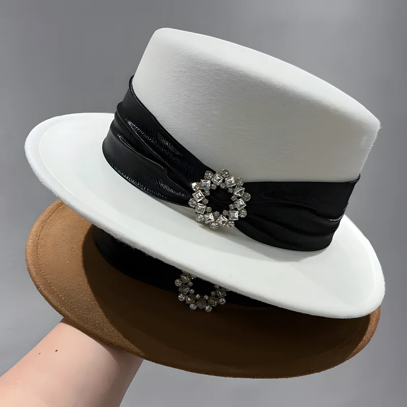 Wool Flat-Top Hat