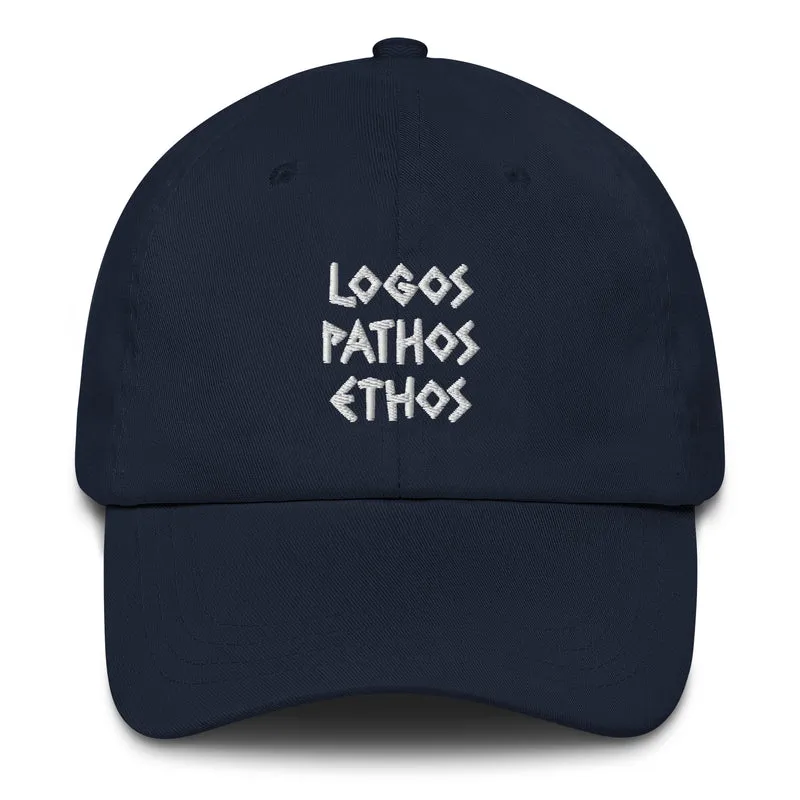 Logos Pathos Ethos - Embroidered - Cap