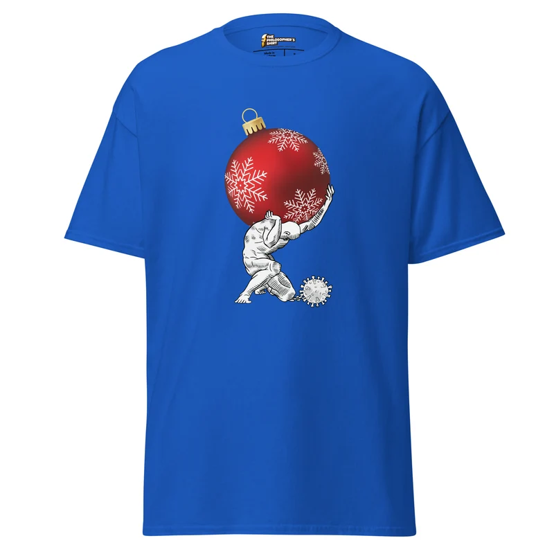 Atlas holding Christmas - Unisex Classic T-Shirt