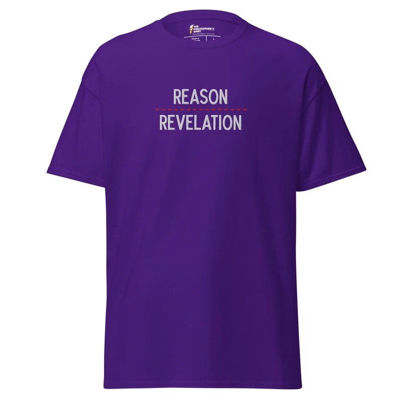 Reason over Revelation - Embroidered - Unisex Classic T-Shirt
