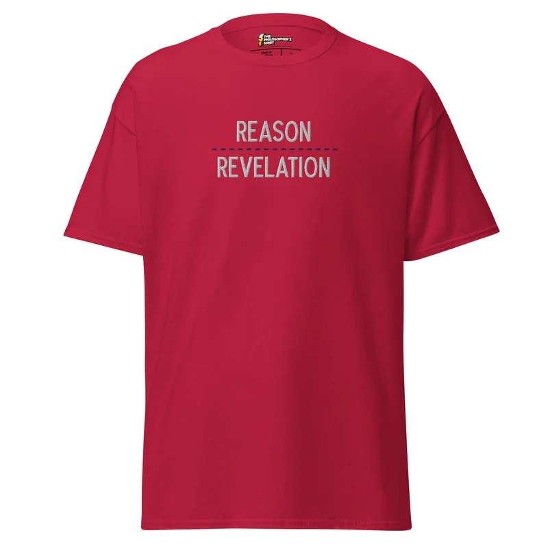 Reason over Revelation - Embroidered - Unisex Classic T-Shirt