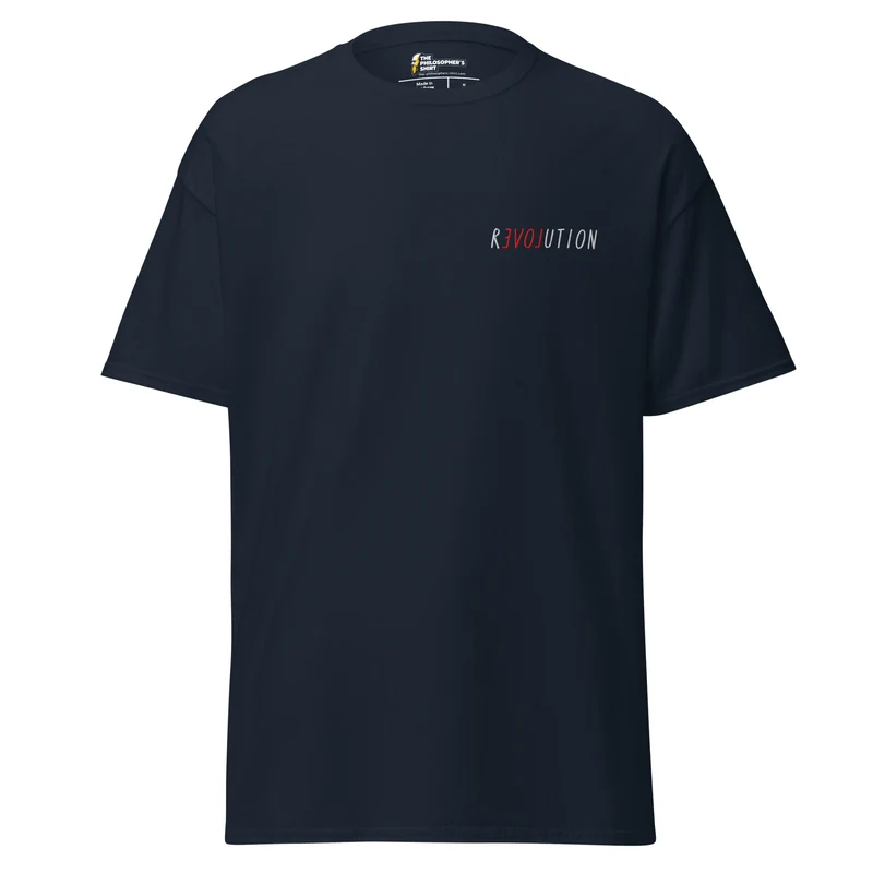 There is Love in Revolution - Embroidered - Unisex Classic T-Shirt