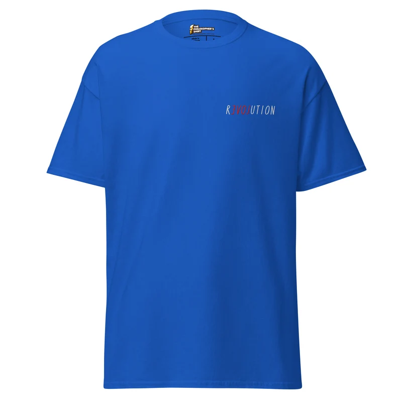 There is Love in Revolution - Embroidered - Unisex Classic T-Shirt
