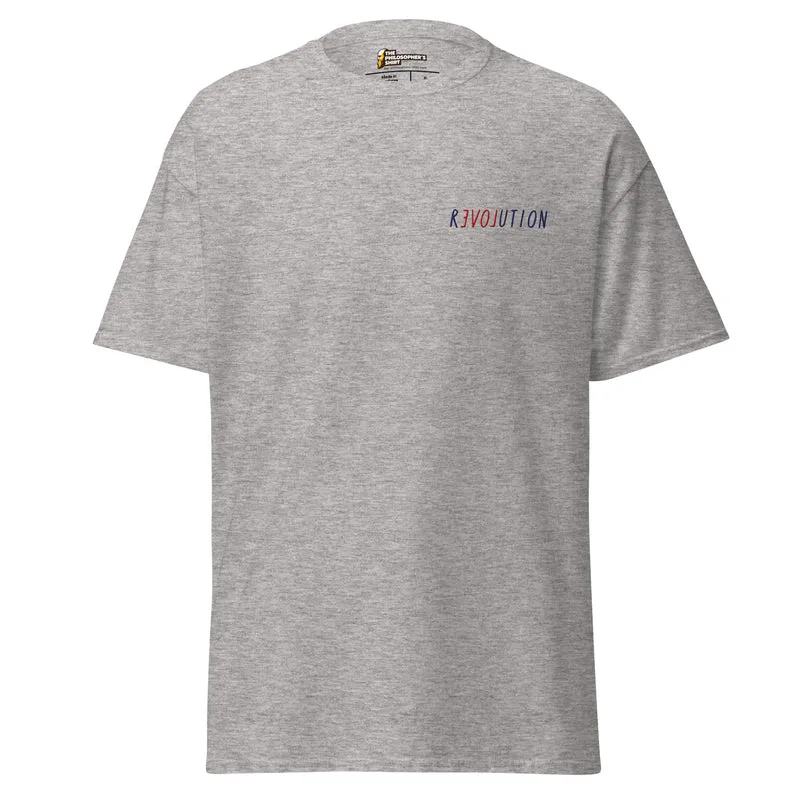 There is Love in Revolution - Embroidered - Unisex Classic T-Shirt