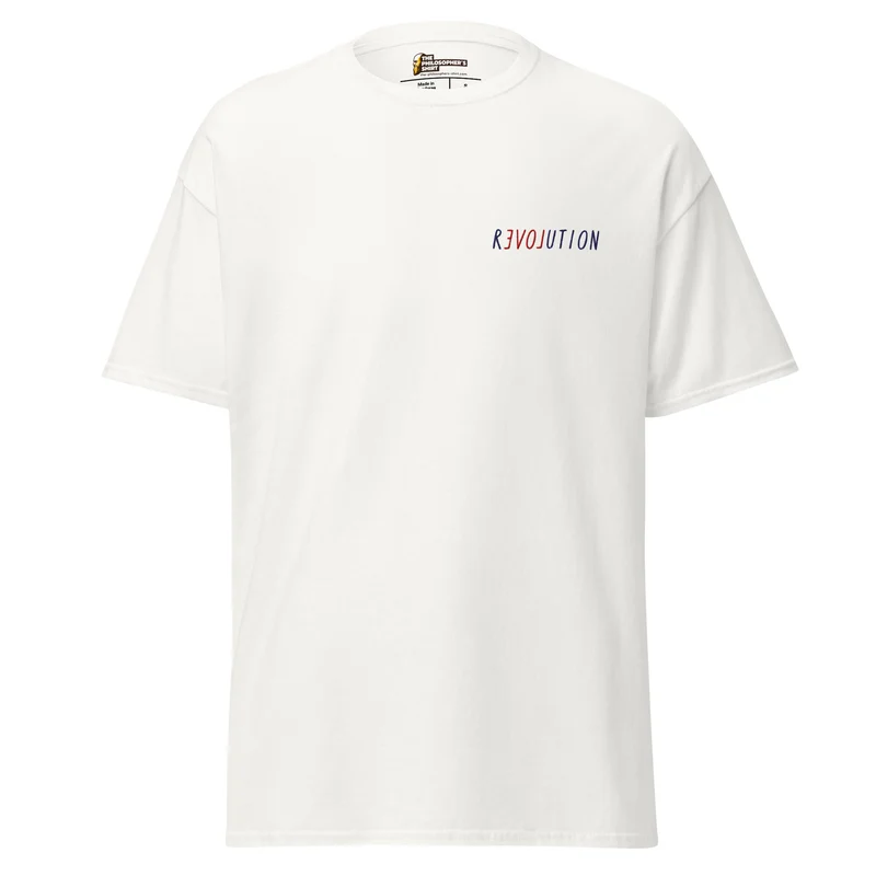 There is Love in Revolution - Embroidered - Unisex Classic T-Shirt