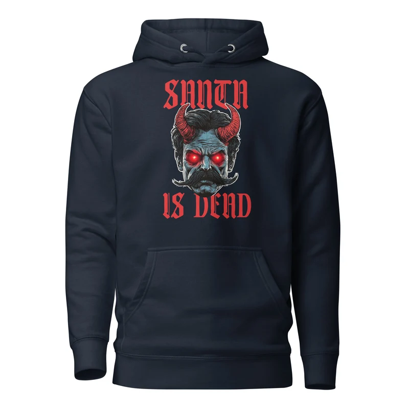 Nietzsche: Santa is Dead - Premium Hoodie
