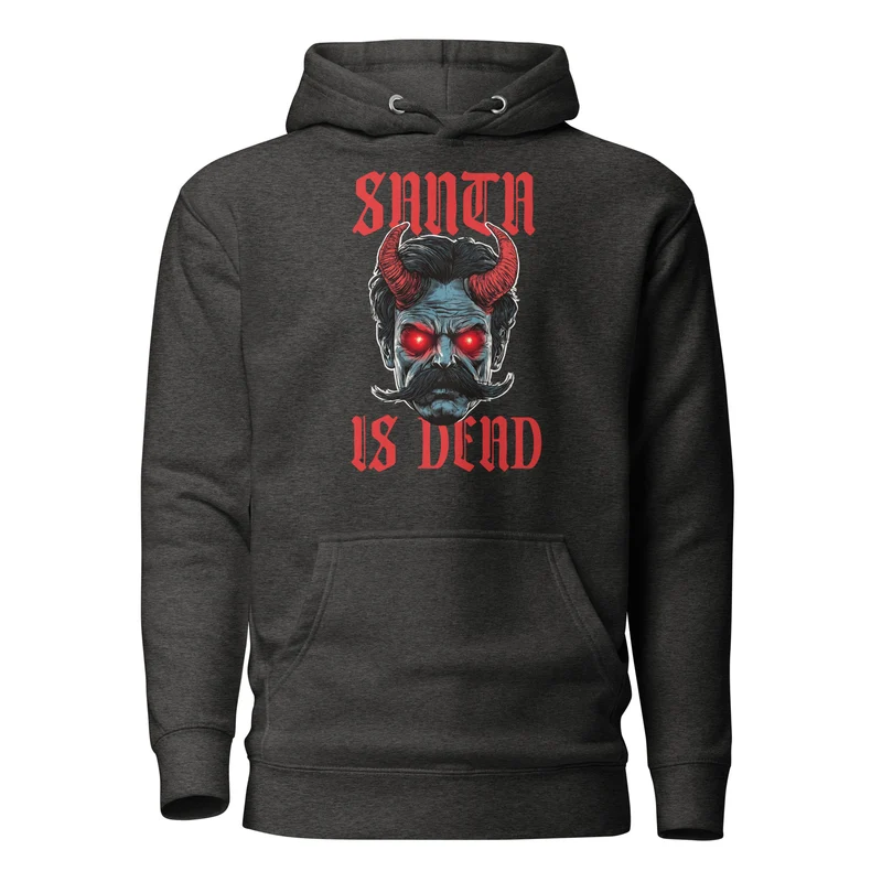 Nietzsche: Santa is Dead - Premium Hoodie