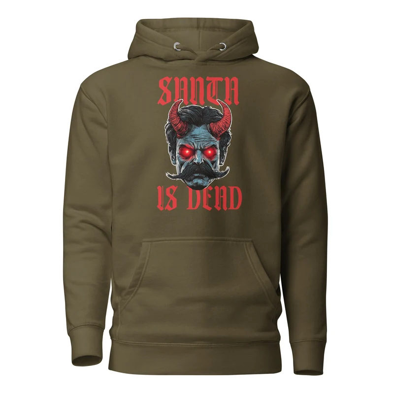 Nietzsche: Santa is Dead - Premium Hoodie