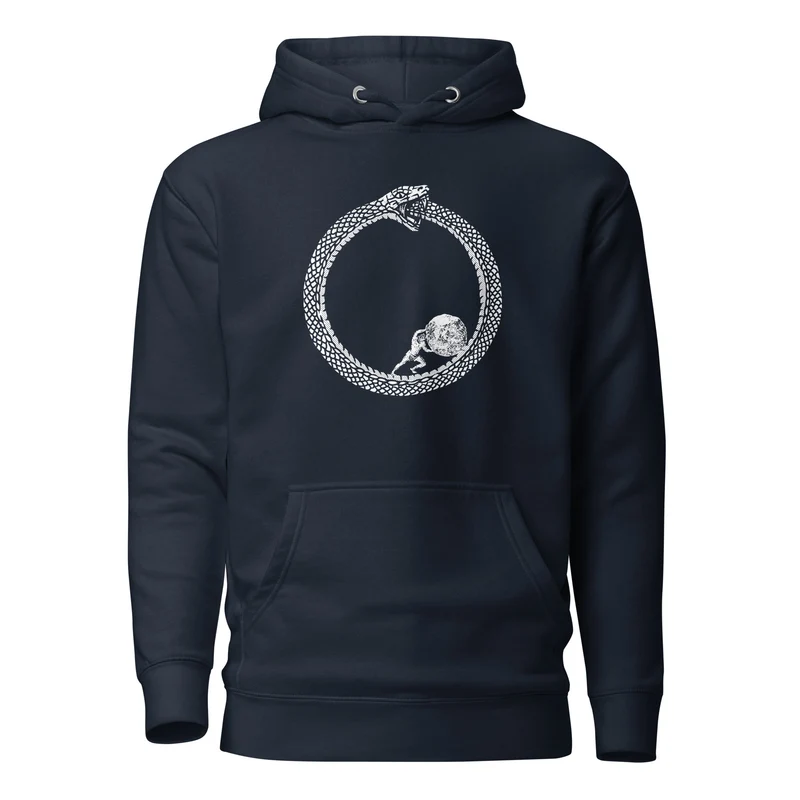 Sisyphus in Ouroboros - Premium Hoodie