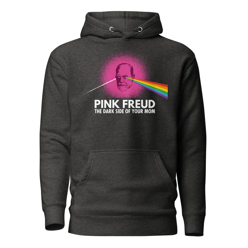 Pink Freud - The Dark Side Of Your Mom - Premium Hoodie
