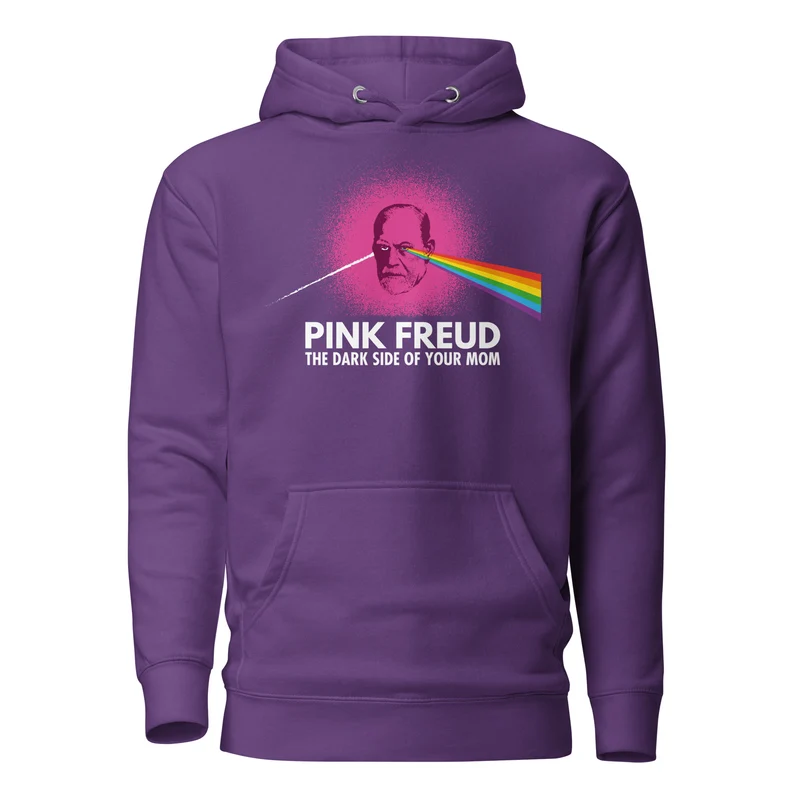 Pink Freud - The Dark Side Of Your Mom - Premium Hoodie