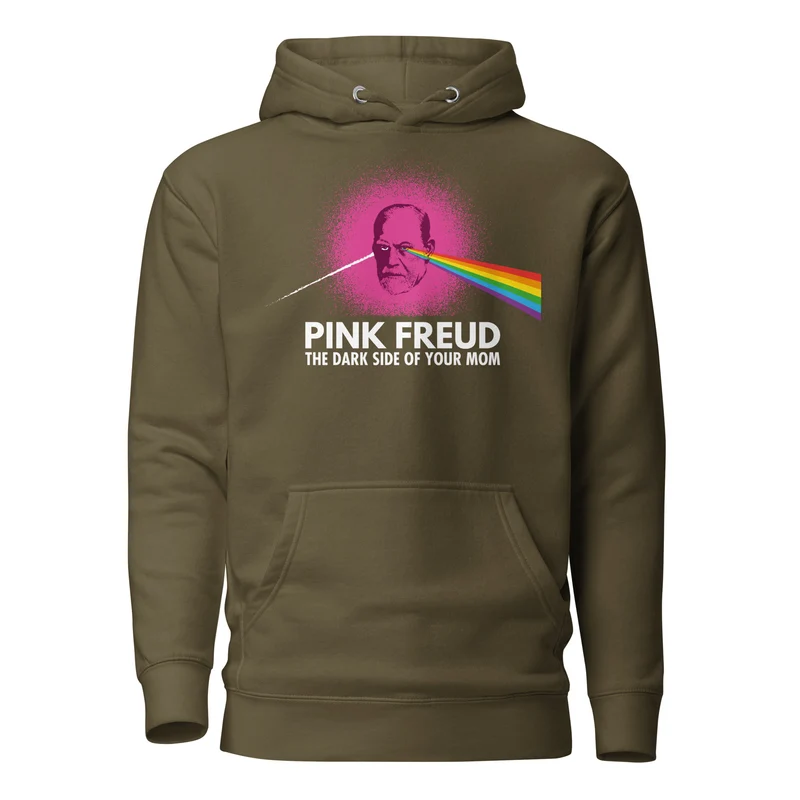 Pink Freud - The Dark Side Of Your Mom - Premium Hoodie