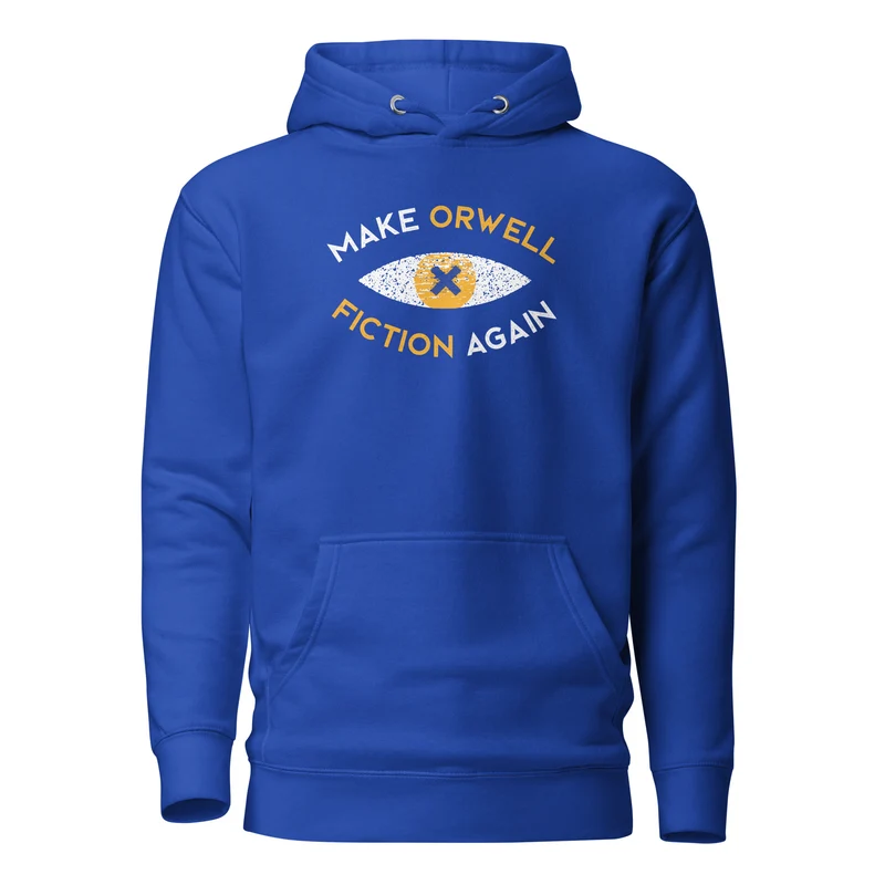 Make Orwell Fiction Again Recon Eye - Premium Hoodie