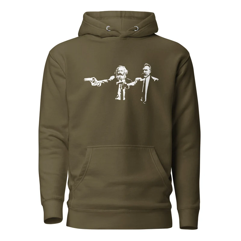 Philo Fiction - Marx & Nietzsche - Premium Hoodie