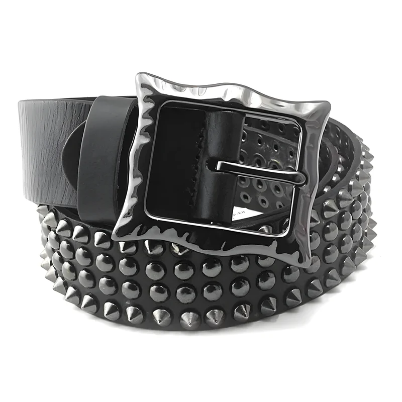 Studded Leather Belt