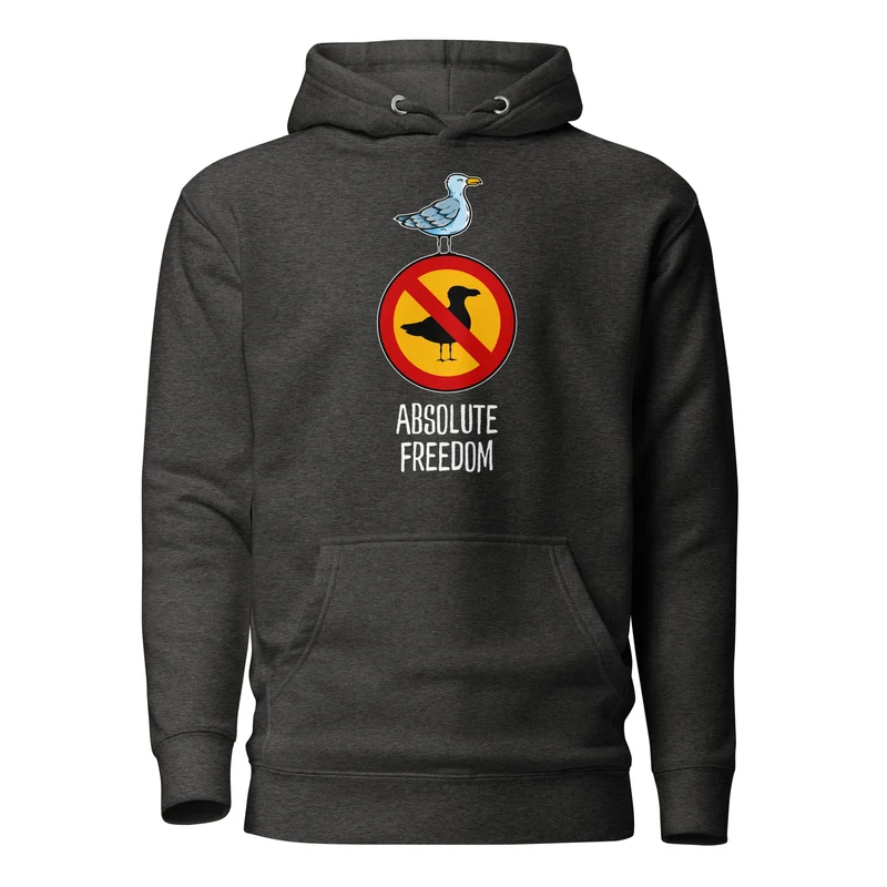 Sartre - Absolute Freedom Seagull - Premium Hoodie