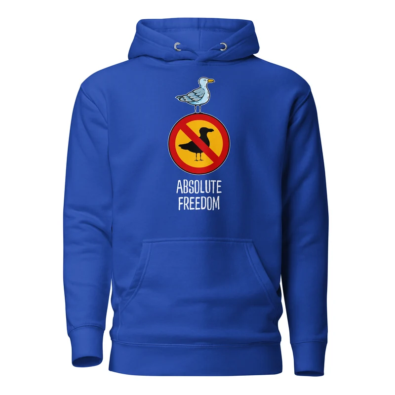 Sartre - Absolute Freedom Seagull - Premium Hoodie